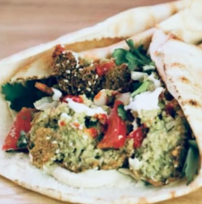 Falafel Halloumi Wrap