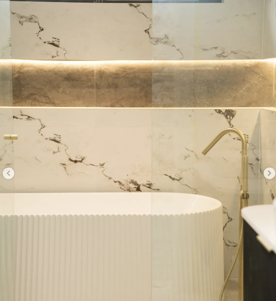 Seamless Marble Bathroom